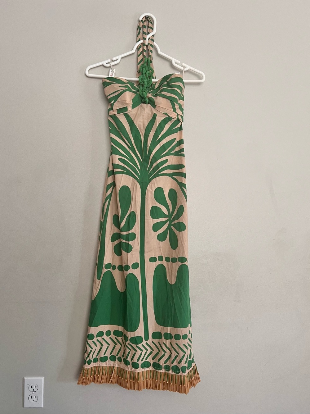 NEW Johanna Ortiz Ritmo Vivo Halter Midi Dress Cut Out Size 2 - Picture 4 of 12